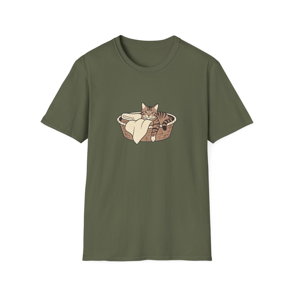 Warm Laundry Nest on Military Green